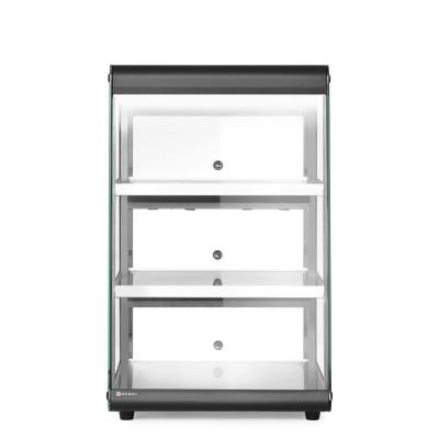Vyhřívaná pultová expozice, HENDI, Černá, 230V/500W, 472x447x(H)775mm | 273760